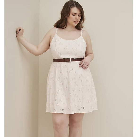 Torrid Light Pink Cami Dress Size 1X - Picture 1 of 8